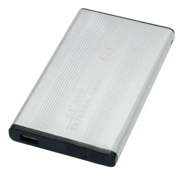 Case Gaveta Para Hd Externo Usb 2.5 Pc Notebook Sata Hd09 Cor Transparente
