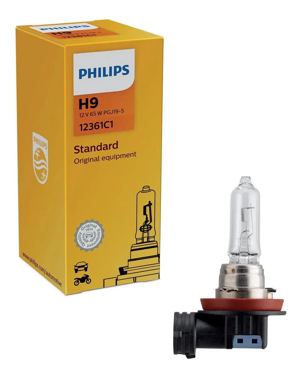 Lâmpada Farol Alto H9 Omega 2005 2006 2007 2008 2009 2010