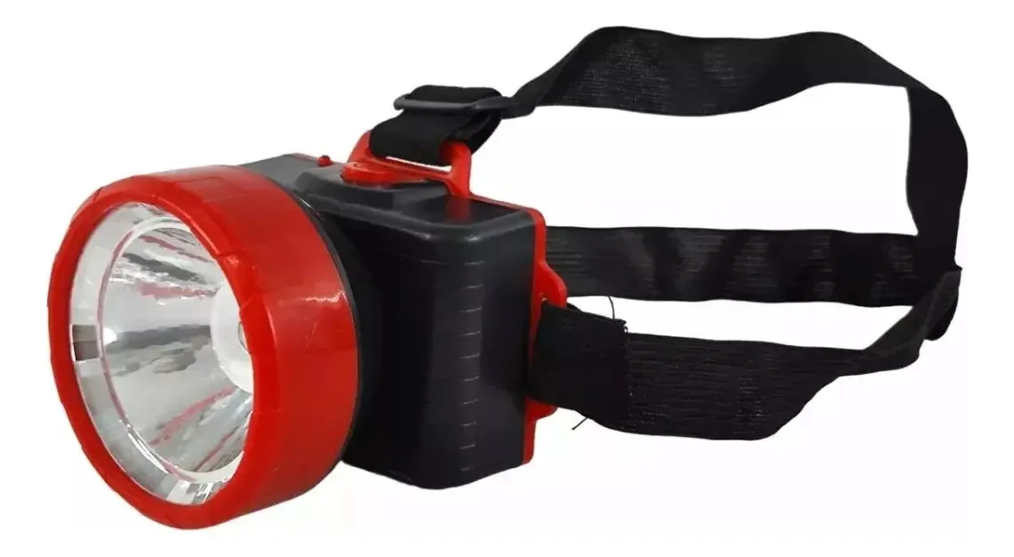 Farol de mineração, bicicleta, acampamento, lanterna sem mãos, cinza, luz branca