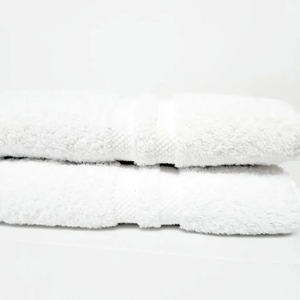 Conjunto de toalhas e toalhas 100% algodão premium de 600 grs - branco - preto