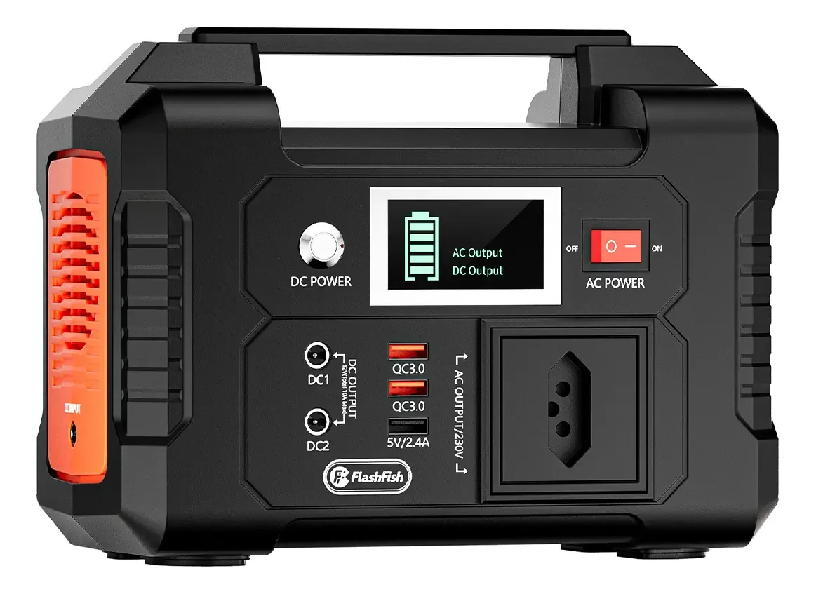Gerador elétrico Flashfish E200 estação de energia solar 200W solar gerador