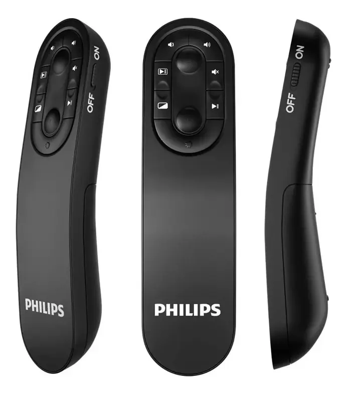 Apresentador de ponteiro laser Philips Black Laser Control
