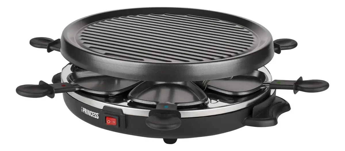 Grelha e grelha de raclette antiaderente Princess Black