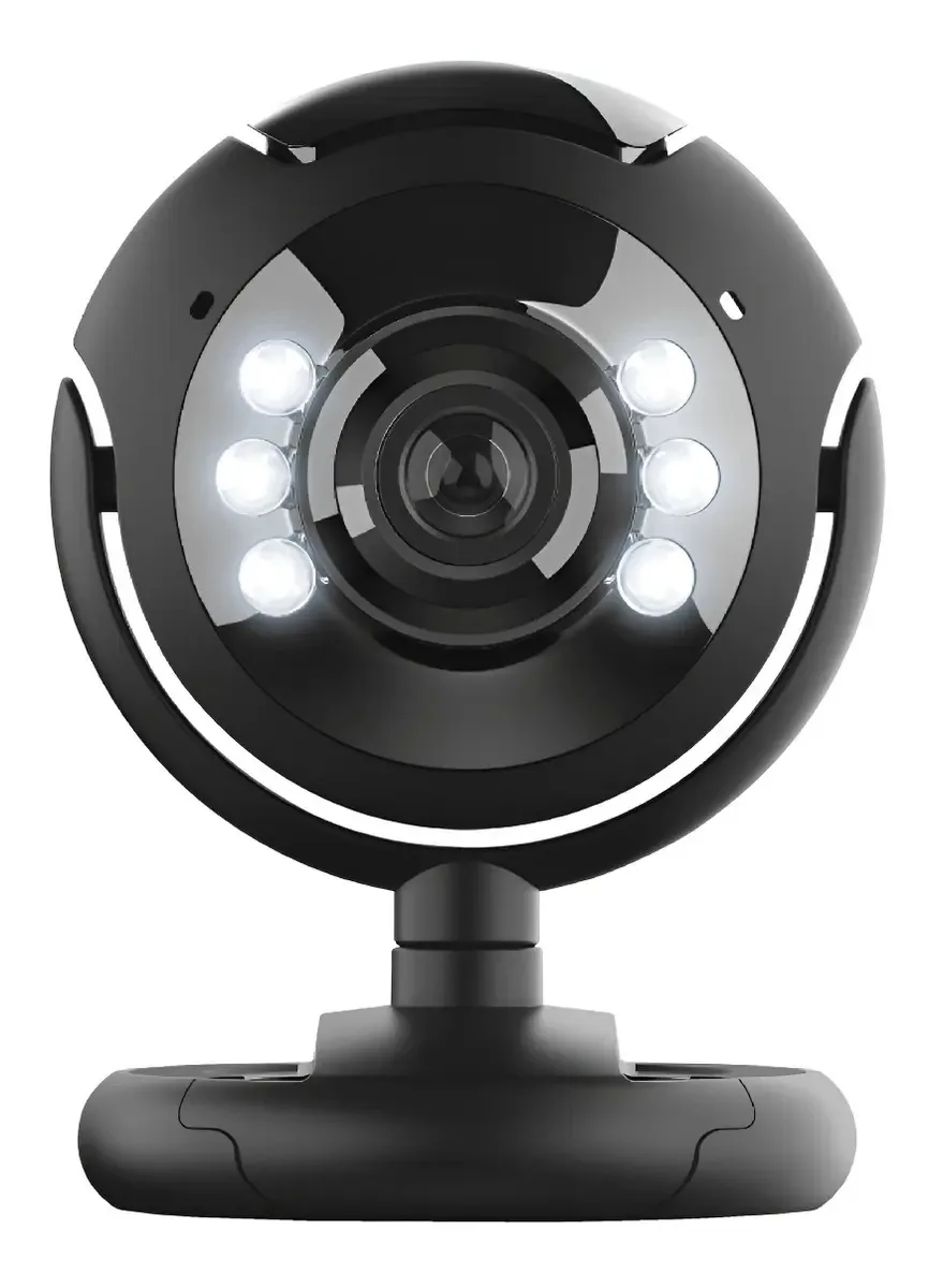 Câmera web Trust Spotlight Pro VGA cor preto