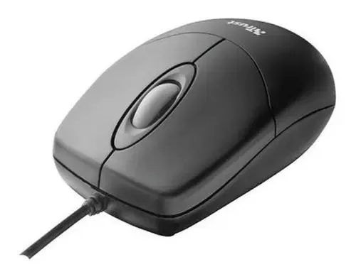 Mouse para casa e escritório Trust Basi Black