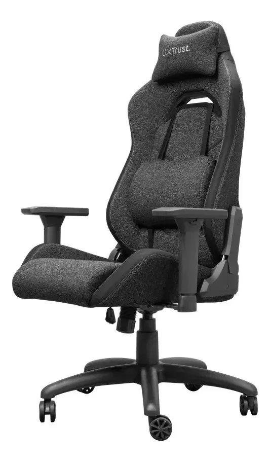 Cadeira de tecido cinza Gamer Trust Gxt723