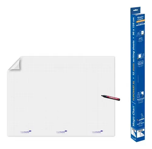 Barra de lámina autoaderente Legamaster 90x120 quadrada