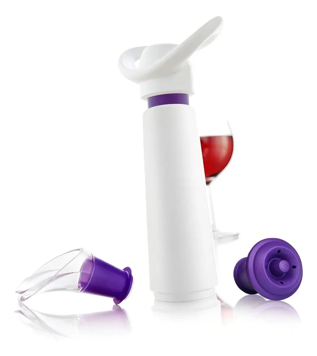 Conjunto de servir e conservar vinho Vacu Vin