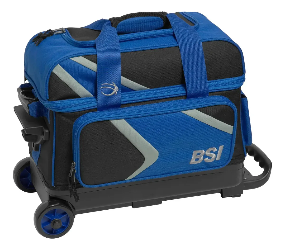 Bsi - Bolsa Dupla de Boliche, Cor Preta e Azul