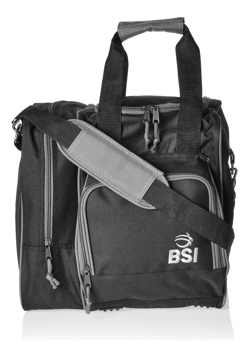 Bsi Deluxe Single Ball - Bolsa de Boliche, Cor Preta