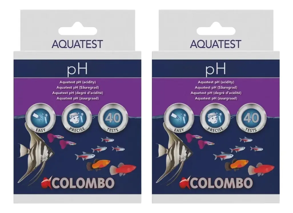 Kit 2 Testes De Ph Aqua Ph Test Colombo