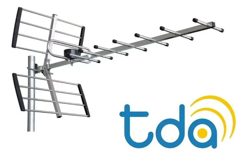 Antena Tda Tv Digital Hd Outdoor Tdt Hdtv Cabo coaxial 10mt