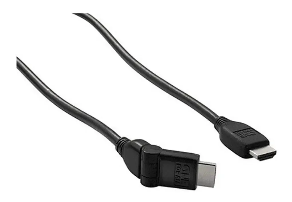 Cabo Hdmi A Hdmi de 3 metros Punta Giratória de Rotação 180°