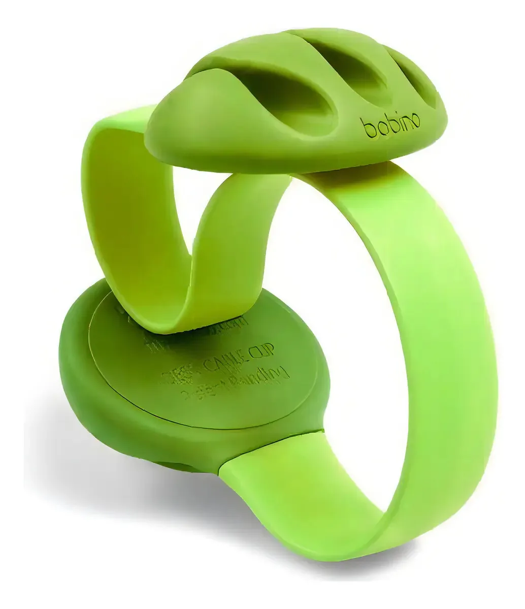 Organizador De Cabos E Fios Usb Clip De Mesa Bobino Cor Verde