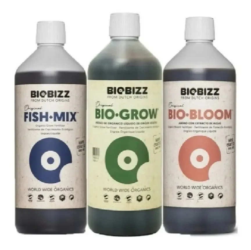 Fertilizantes combinados Biobizz Grow Bloom Fishmix 250ml