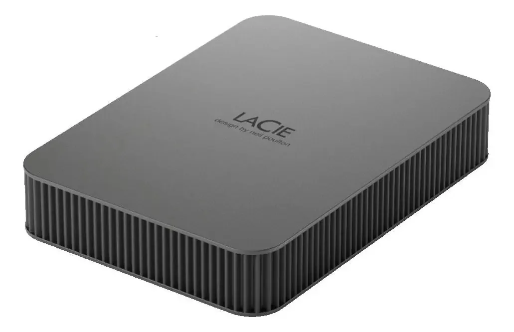 Hd Externo Lacie 5tb Mobile Drive Usb-c Stlp5000400 Cor Prateado