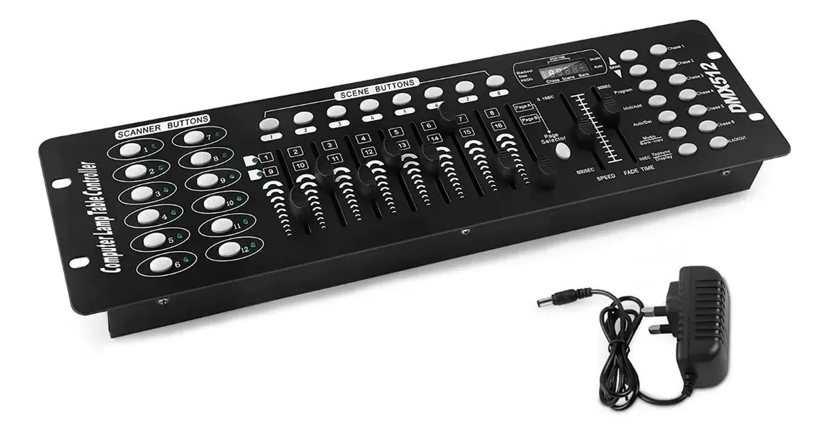 Iluminação de mesa do console do controlador DMX 512 192 canais