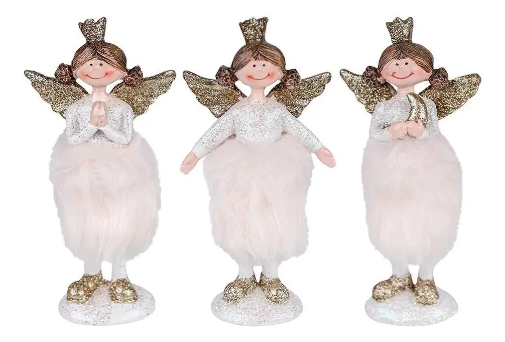 Fadas Bailarinas Rosa Sortidas 17x8x4cm