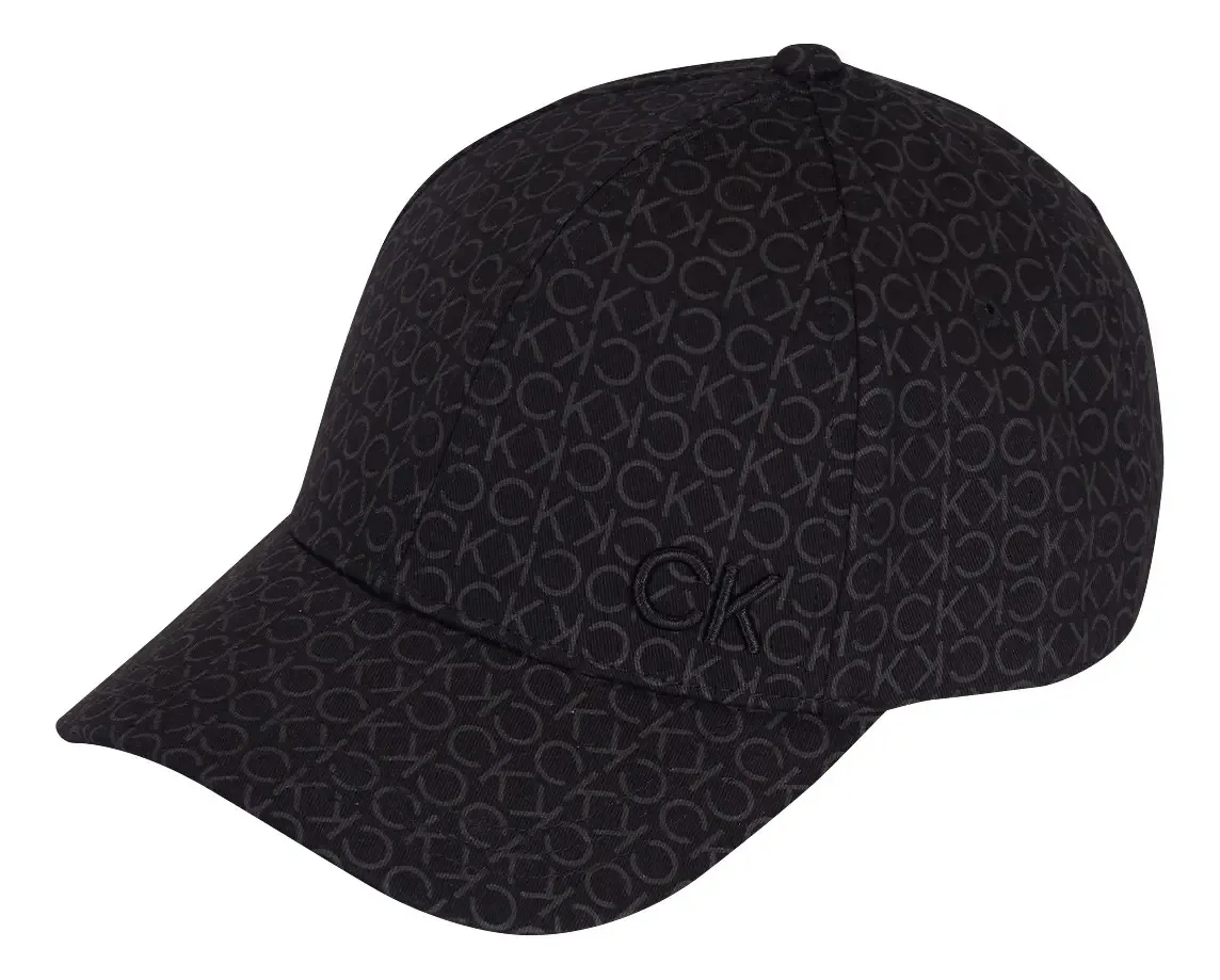 Bonés Ck para mulheres K60k611999 Cor Ck Preto Mono Size Os