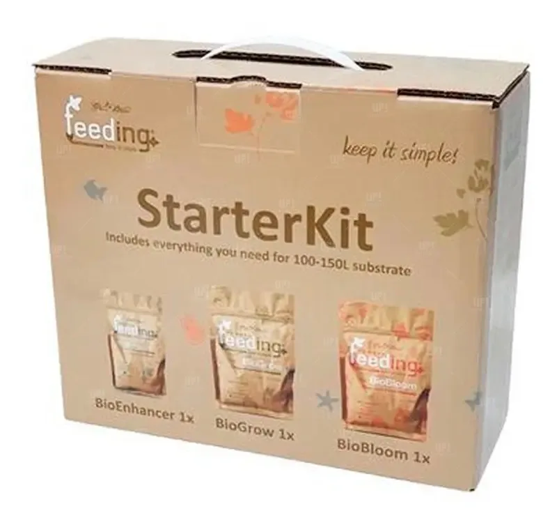 Kit inicial de fertilizantes para alimentação em pó Bio Ciclo Completo