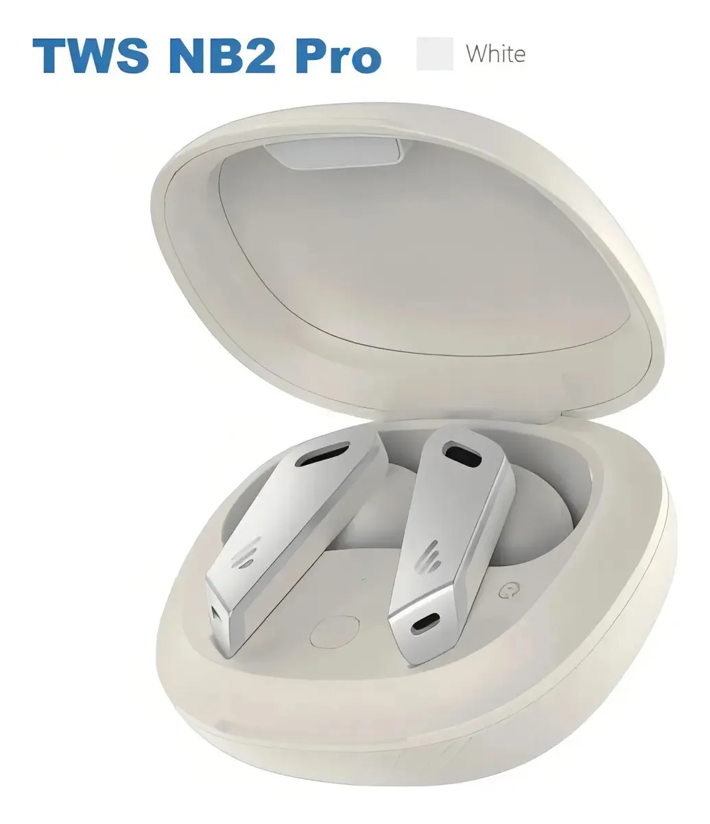 Fone Edifier Nb2 Pro Cancelamento Ruído Ativo Bluetooth V5. Cor Branco