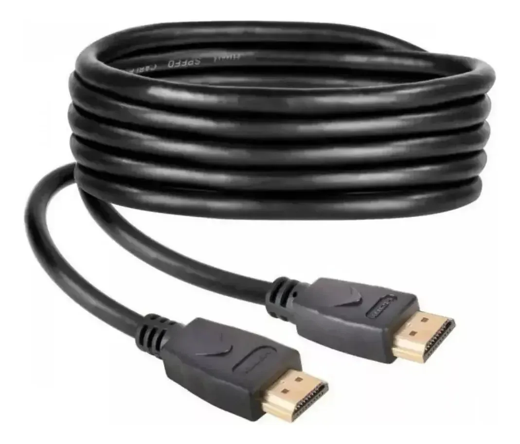 Cabo HDMI de 1 HDMI macho para 1 macho HDMI Memoli HDMI-1080p preto de 5m