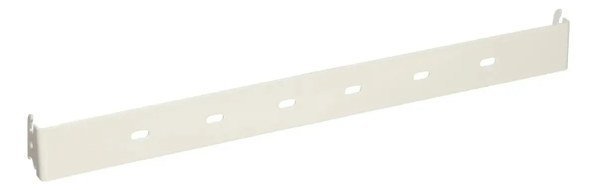 Suporte de montagem em painel perfurado branco de 14 polegadas