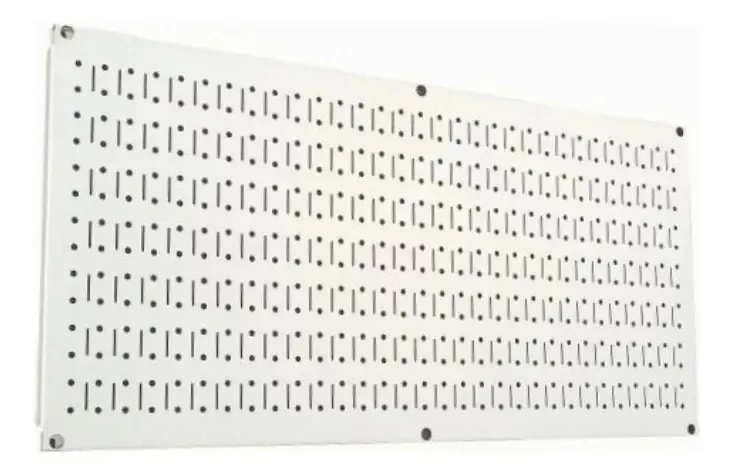 Painel de ferramentas de metal Wall Control 30-hp-1632, cor branca