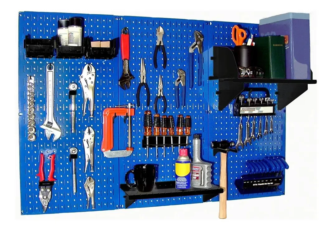 Organizador de ferramentas para mesa de bandeja de painel perfurada