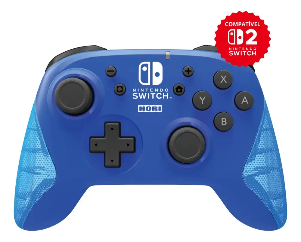 Controle Hori Horipad Wireless Para Nintendo Switch (Blue)