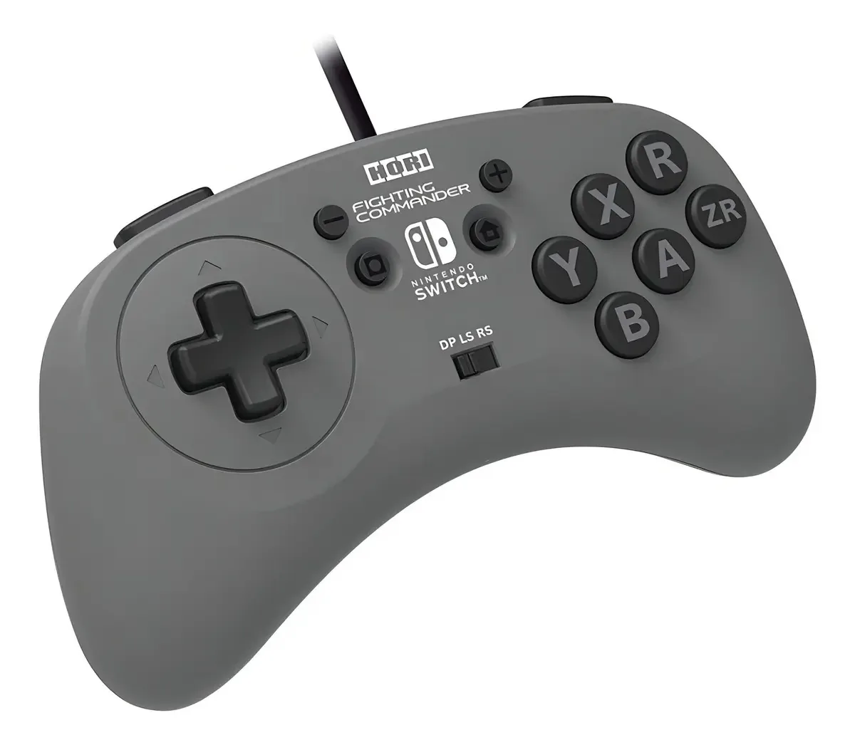 Controle Hori Fighting Games Para Nintendo Switch Cinza