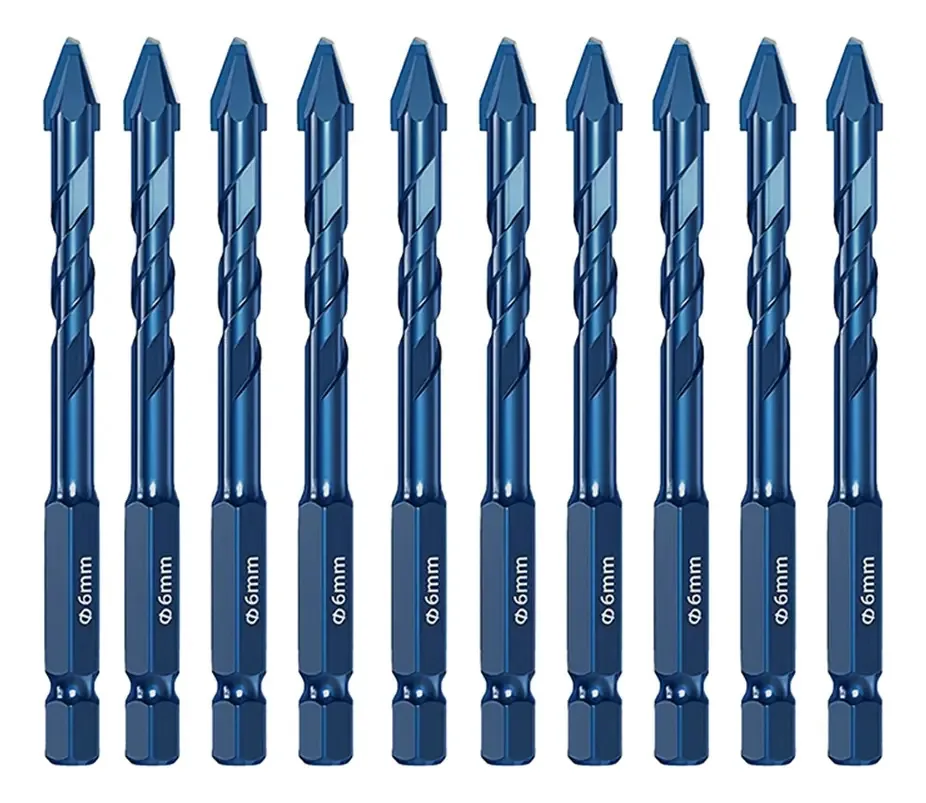 10 brocas excêntricas de alta dureza, perfuração de precisão