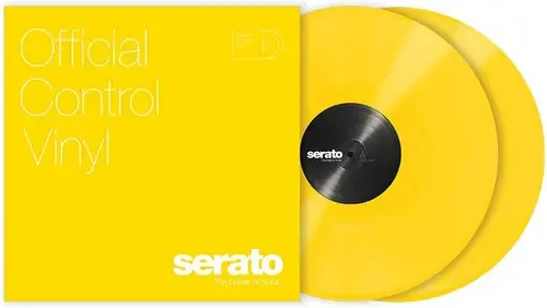 Vinil Serato Official Control Cor Amarelo Amarillo