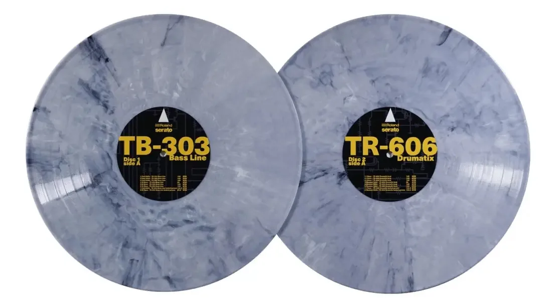 Vinil de controle Serato Limited Edition TB-303/TR-606, cor cinza