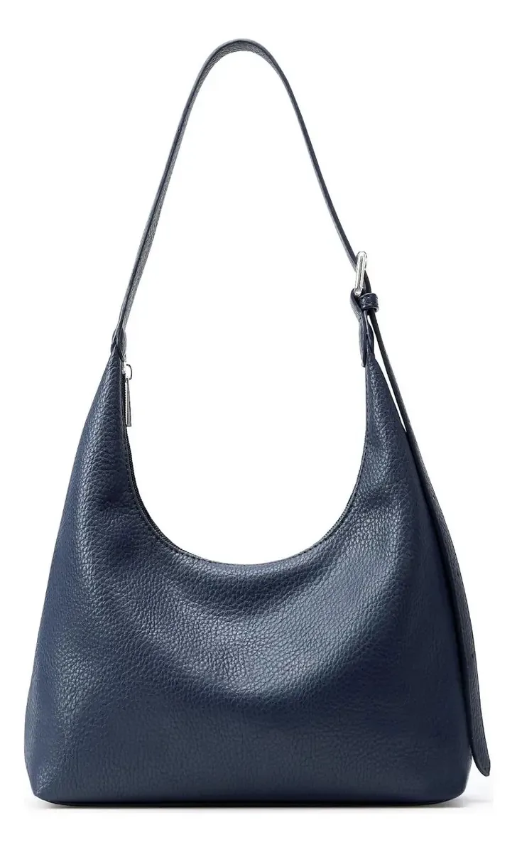 Bolsa de mão feminina Bolsa de ombro feminina de couro PU Bolsa de moda feminina Cor azul escuro