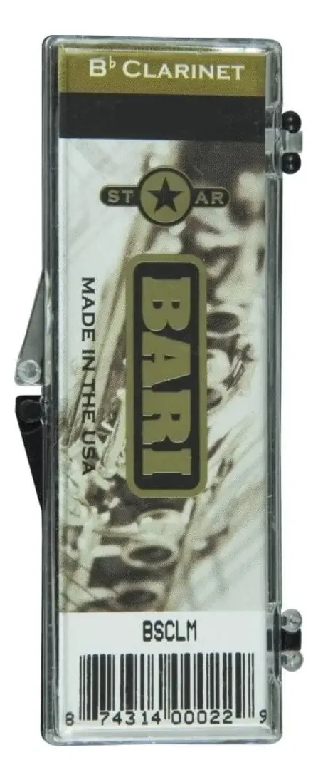 Palheta Bari Star Clarinete Medium (made In Usa)