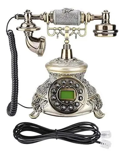Ugd8tqr Telefone Fixo Retrô Telefone Antigo Retrô Arte Decorativa Retrô Telefones Telefone Fixo