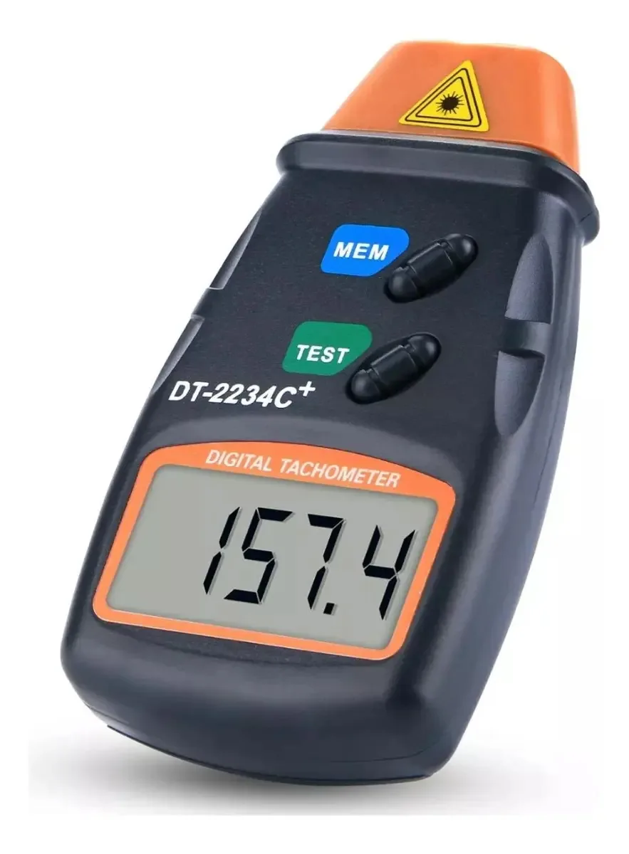 Tacômetro digital, motor a laser Rpm portátil, gira o medidor