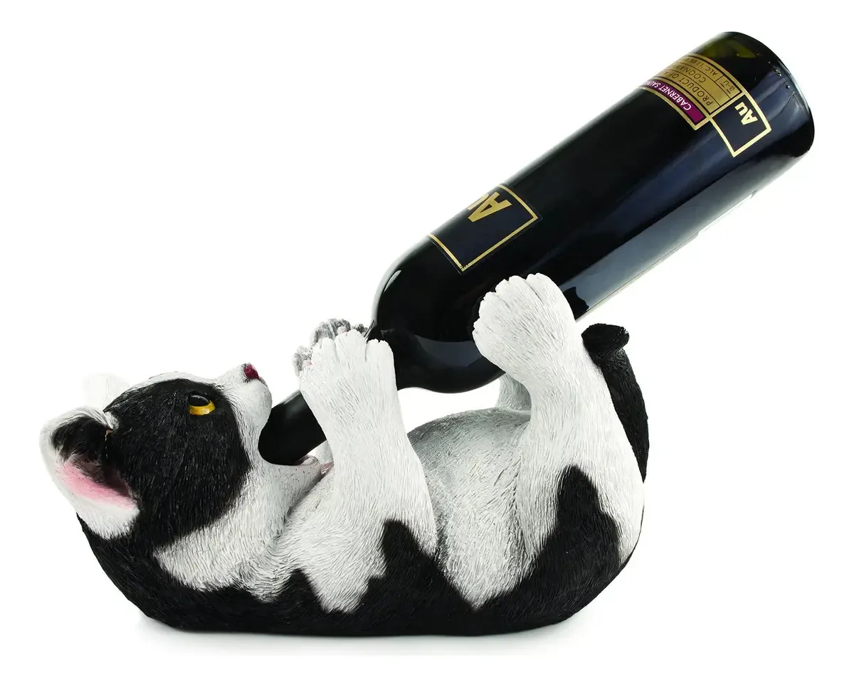 Suporte para garrafas de vinho True Klutzy, decoração