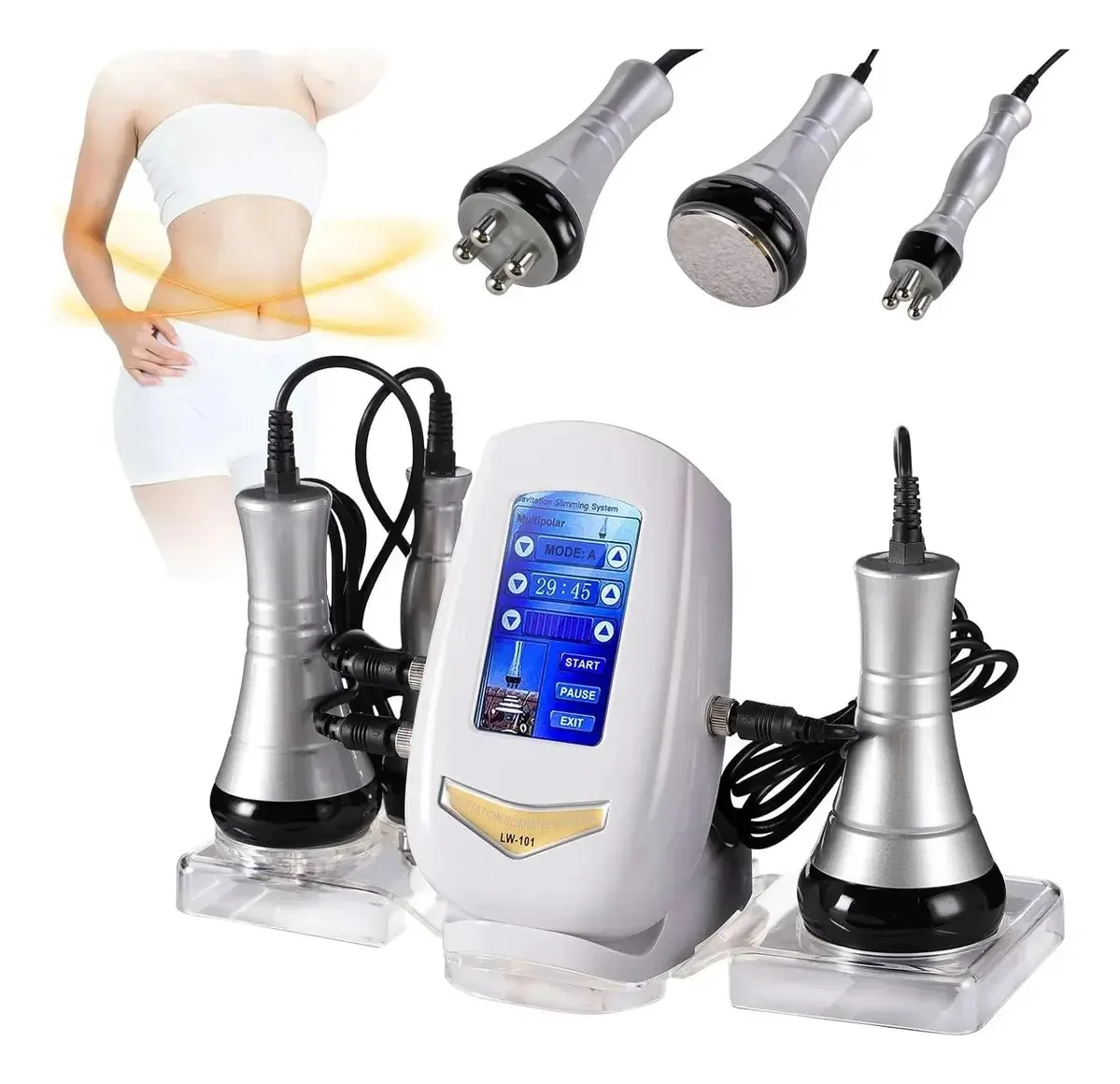 Massageador facial elétrico de gordura corporal Pulsovital 40k 3n1