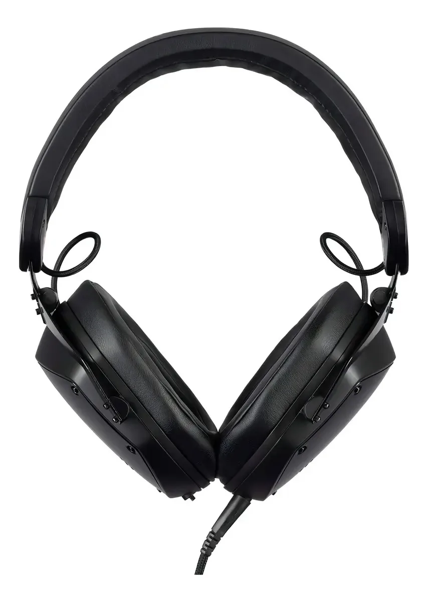 Fones de ouvido de estúdio de gravação de alta resolução V-moda M200-BK