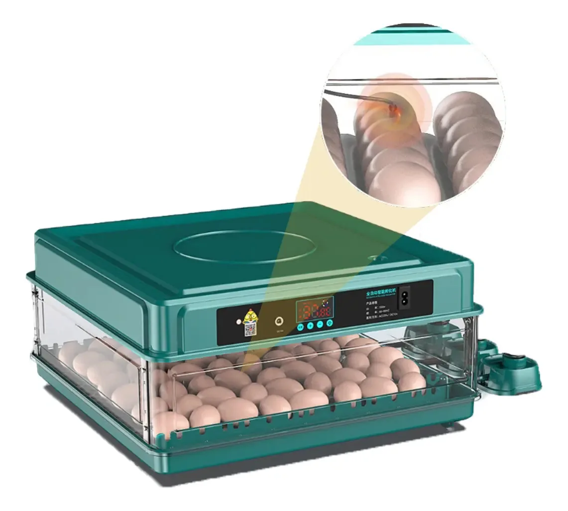 Incubadora doméstica automática Vbell para 48 ovos