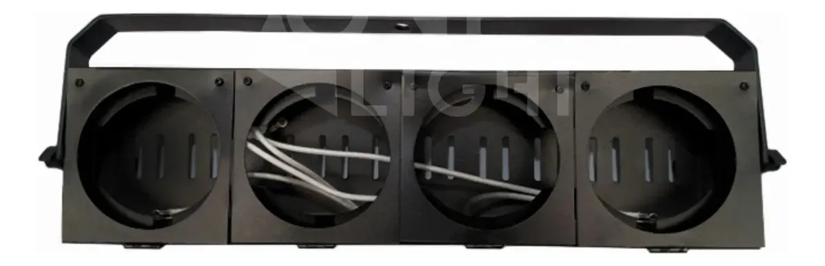 Kit Com 4 Refletores Calha Brutt 4 Lampadas