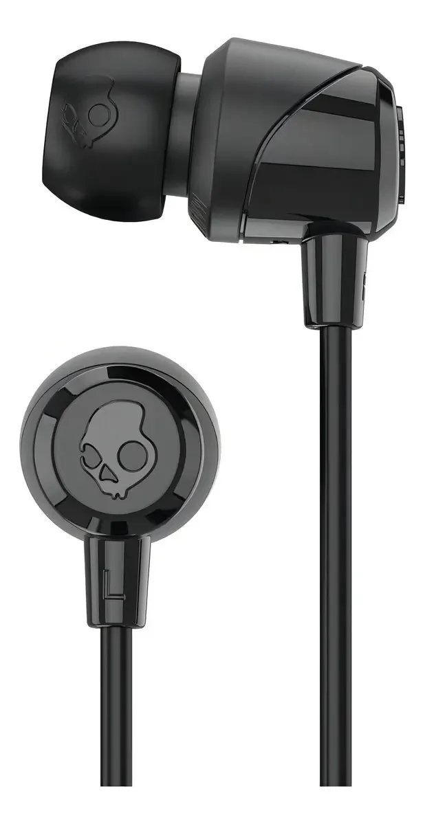 Isolamento de ruído Skullcandy Jib com isolamento de ruído, cor preta