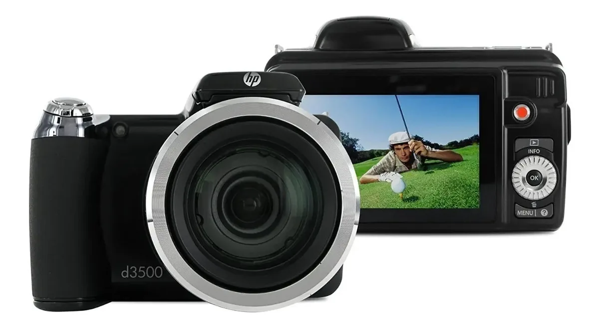 HP D3500 compacta avançada cor preto