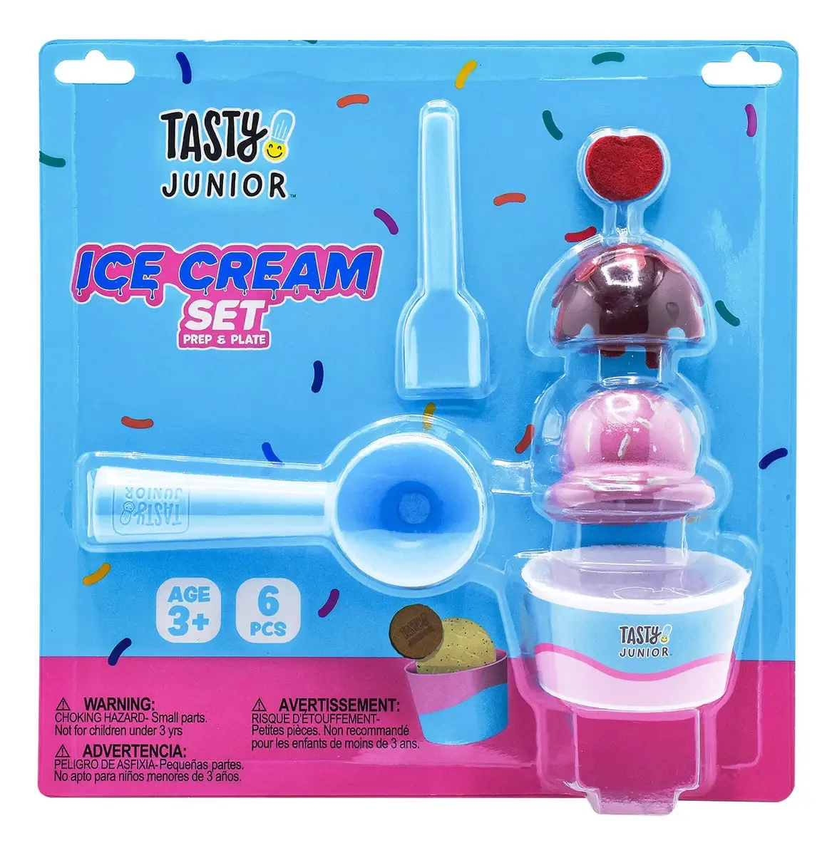 Conjunto de sorvete Conjunto de cozinha multicolorido Tasty Color