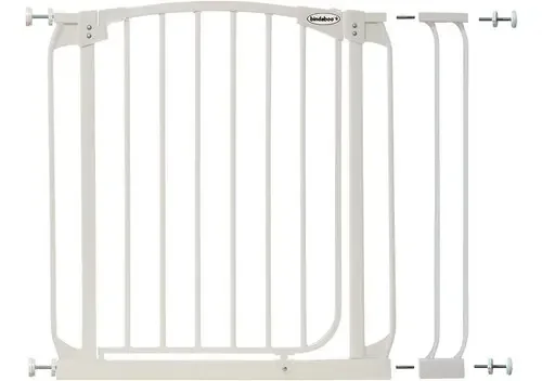 Porta de segurança fechada branca Bindaboo Swing