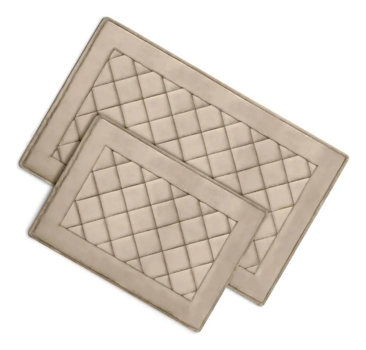 Microdry Softlux - Tapetes de banho bordados com diamante para