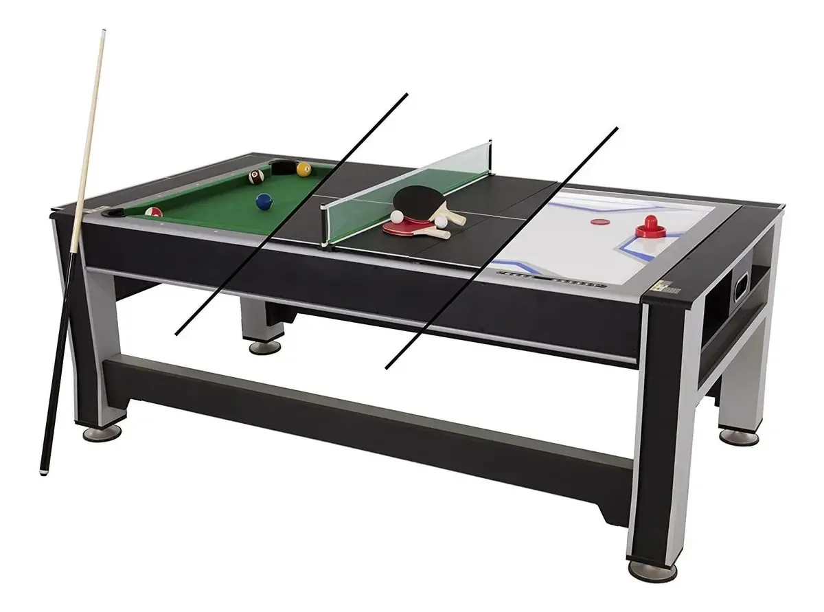 Mesa Multijogos Giratória Triumph 3-em-1