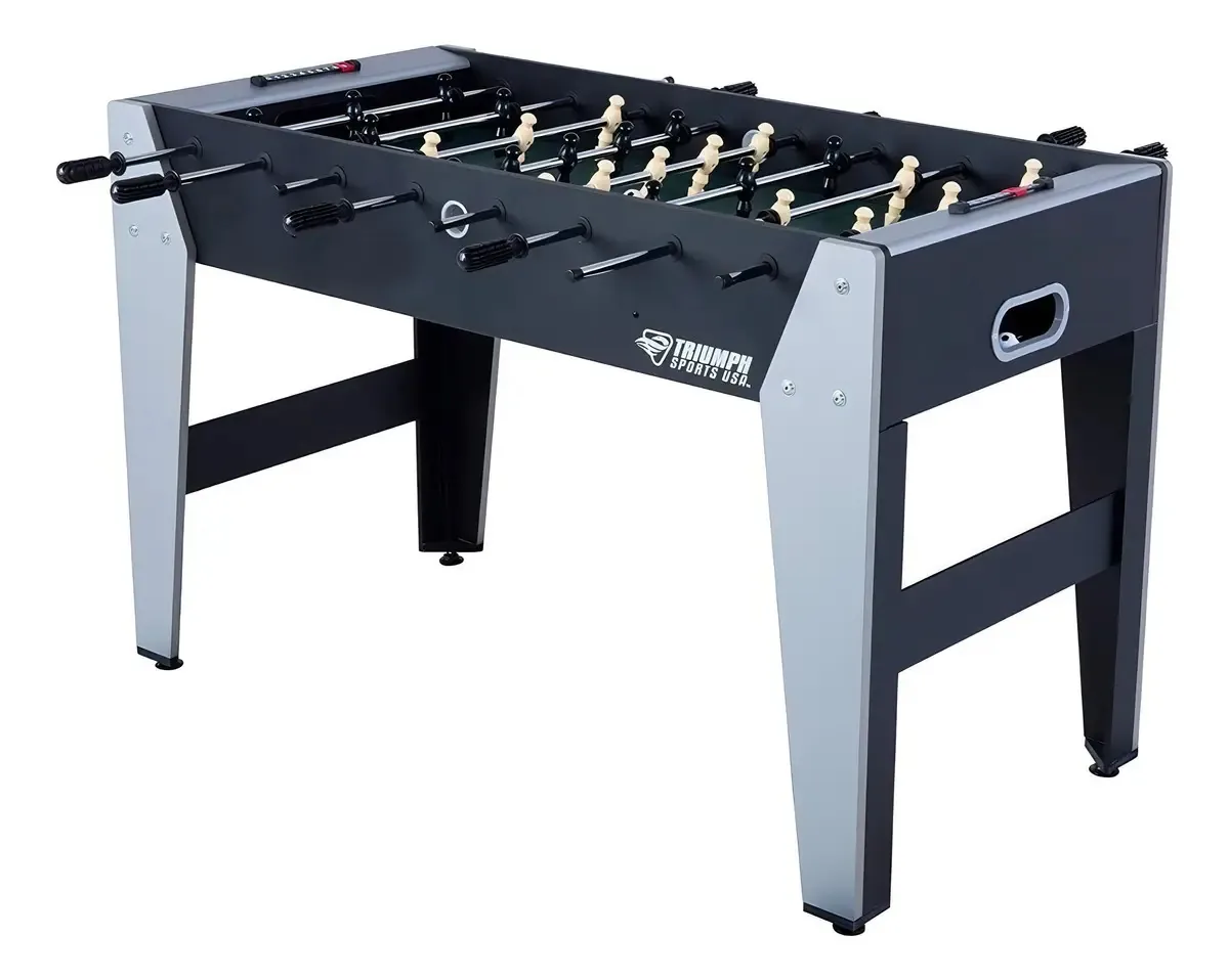 Mesa de pebolim Triumph 45-6071 cor preto com bolas incluídas